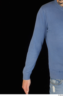 Hamza arm blue sweatshirt dressed upper body 0001.jpg